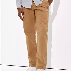 AE Next Level Flex Straight Khaki Pant
